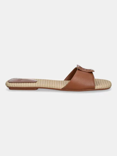 Klapki Armani Exchange brązowe