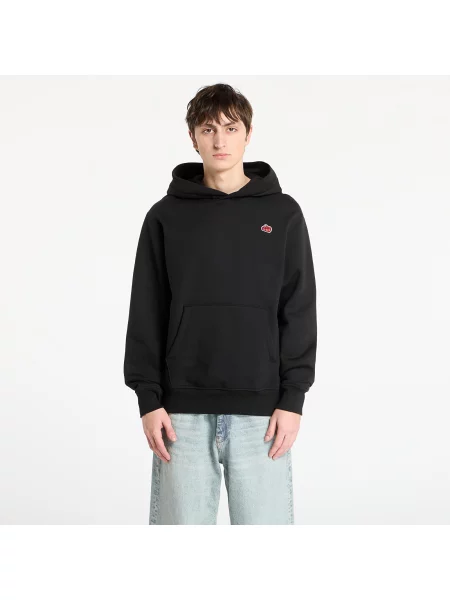 Суичър с качулка The North Face с качулка с апликация черно