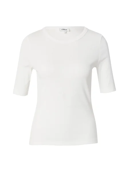 S.Oliver Tricou alb