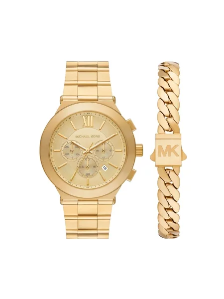 Michael Kors zestaw zegarek i bransoletka Billie żółty