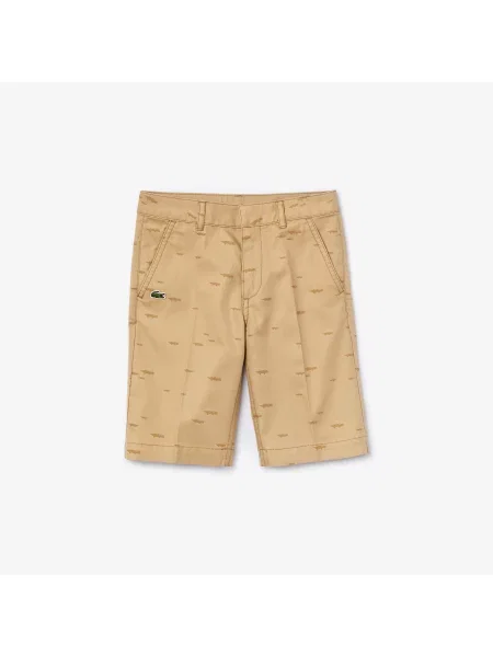 Шорты Lacoste.com коричневые