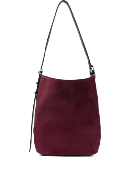 Geantă bucket Kate Spade din piele de căprioară violet