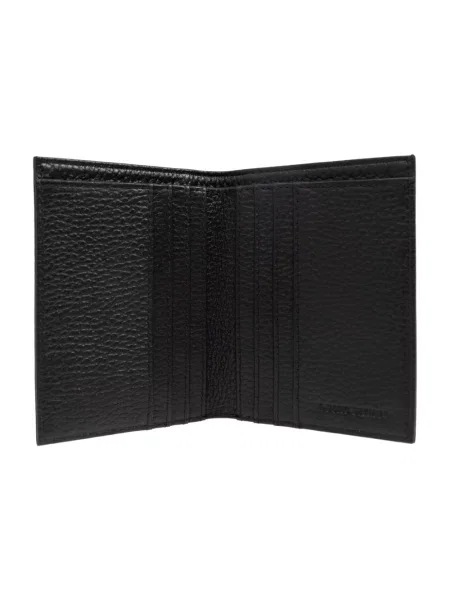 Emporio Armani portfel skórzany czarny