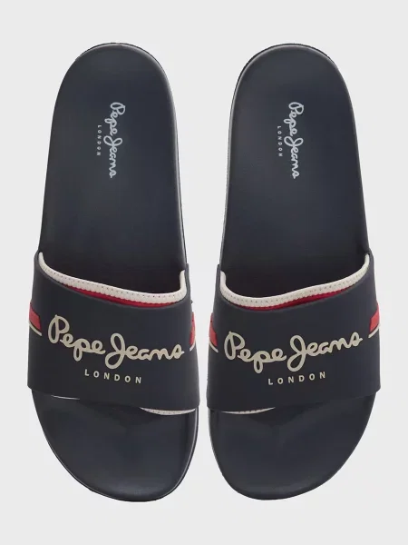 Шлепанцы Pepe Jeans синие