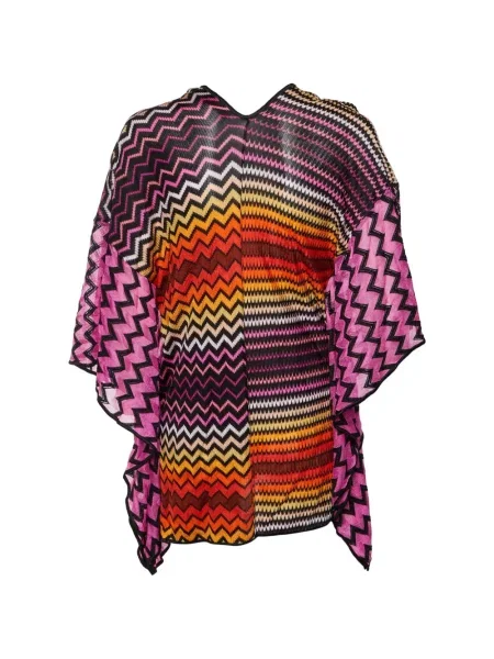 Πλεκτός τοπ Missoni ροζ