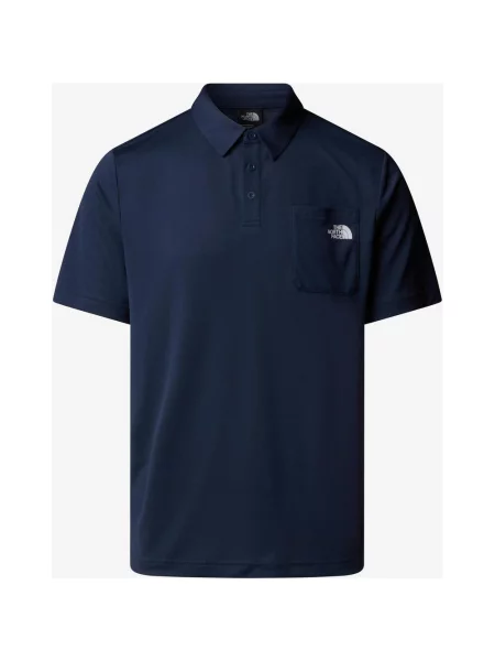 Koszulka Polo The North Face New Tanken Nocny S niebieski