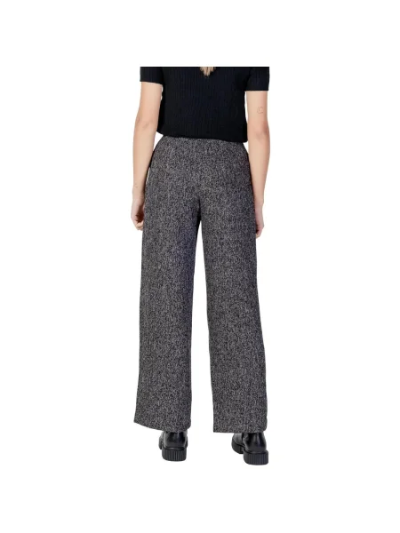 Pantaloni Jacqueline De Yong negru