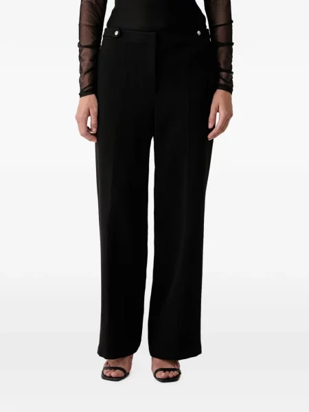 Pantaloni Dkny cu autograf negru