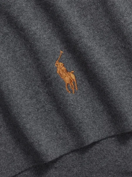 Chiloți Polo Ralph Lauren din țesătură twill cu autograf cu glugă albastru