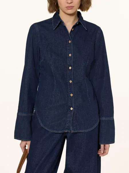 7 For All Mankind Bluzka Jeansowa blau