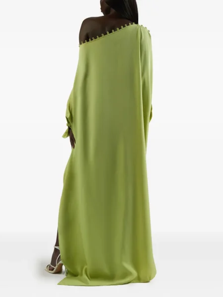 Rochie Taller Marmo cu un umăr gol verde
