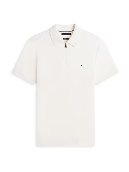 TOMMY HILFIGER Póló INTERLOCK krém