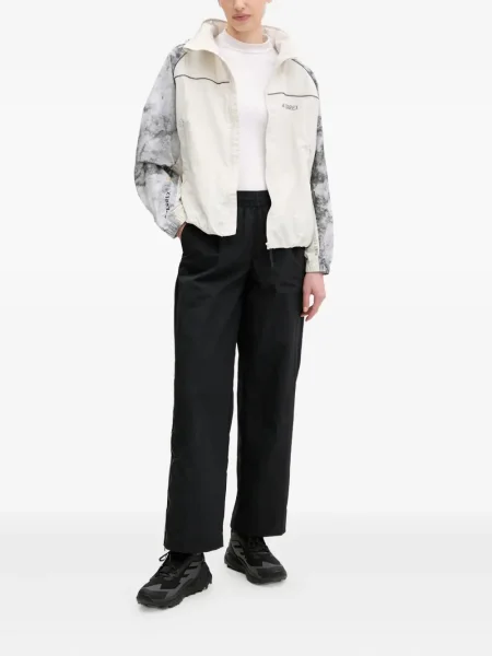 Маратонки Adidas Terrex с връзки на райета с дантела червено