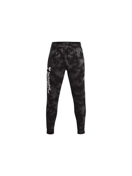 Pantaloni Under Armour din material terry negru