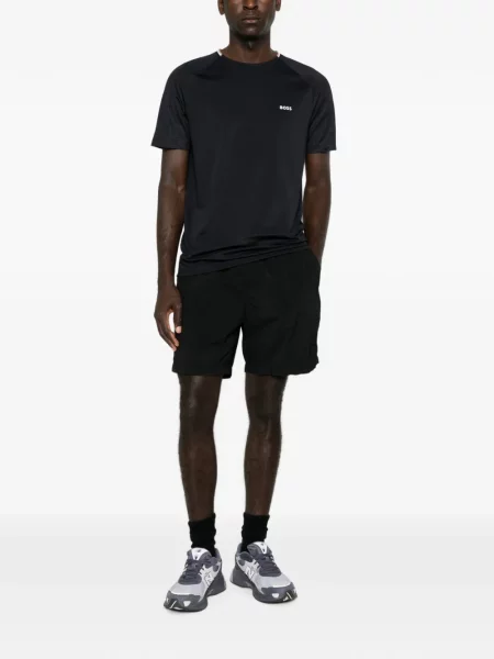 Tricou Boss cu imagine albastru