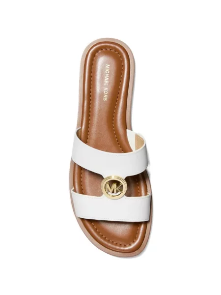 Sandale Michael Kors cu autograf alb