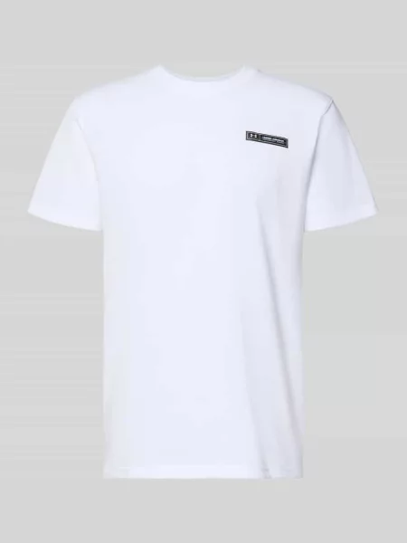T-shirt Under Armour Hw Armour Label Ss White L biała