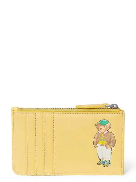 Polo Ralph Lauren portofel de piele galben
