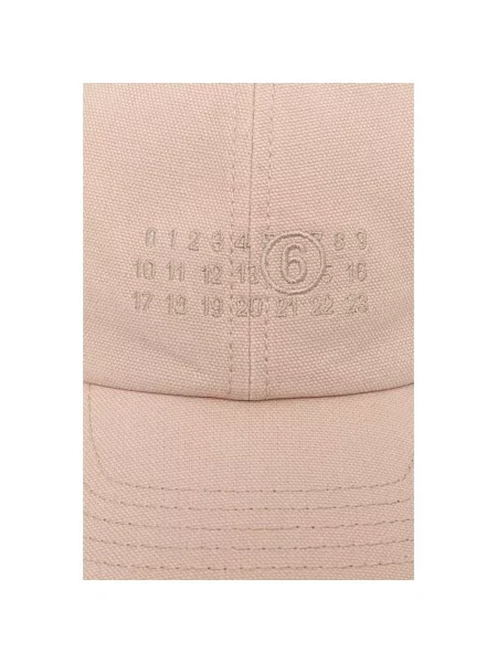 Maison Margiela czapka z daszkiem pomarańczowa