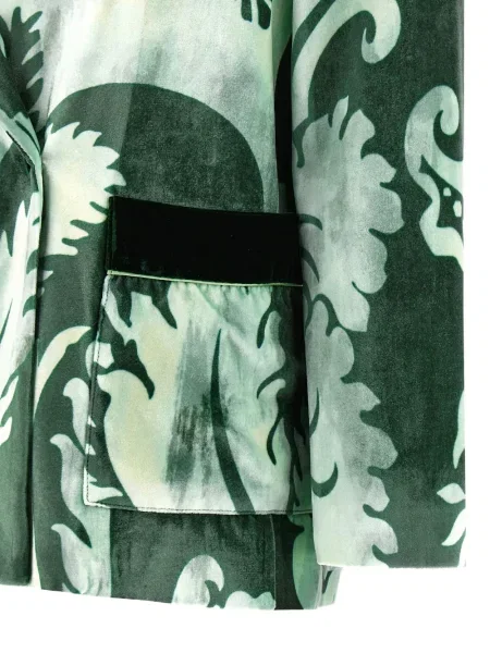 Marynarka F.r.s For Restless Sleepers z wzorem paisley zielona