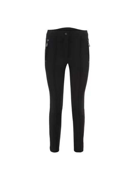 Spodnie Moncler z twillu czarne