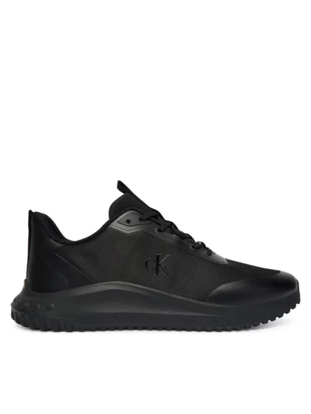 Calvin Klein Sneakersy Eva Runner Lace Up Mat Mix czarny