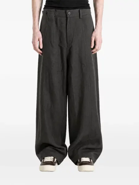 Pantaloni Ziggy Chen asimetrice gri