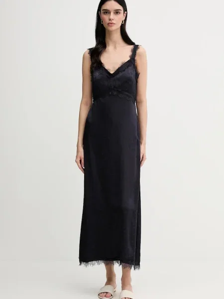 Pedro del Hierro rochie marin maxi evazati albastru