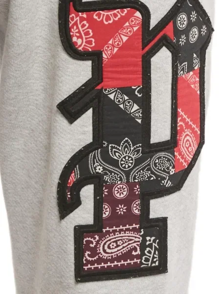 Kalhoty Palm Angels se záplatami šedé