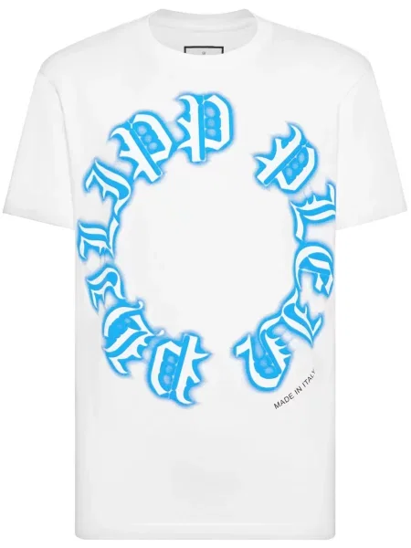 Tricou Philipp Plein alb