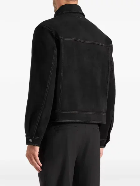 Geacă Manière De Voir din piele de căprioară negru