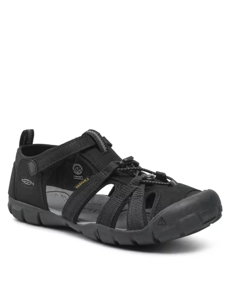 Sandali Keen Seacamp II Cnx Black/Grey črna