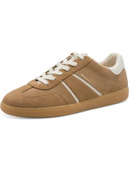 Sneakersy Tamaris zamszowe brązowe