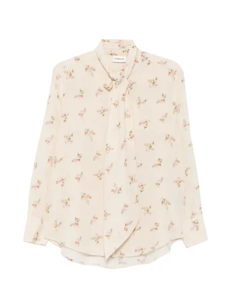 Cămașă P.a.r.o.s.h. cu funde cu model floral