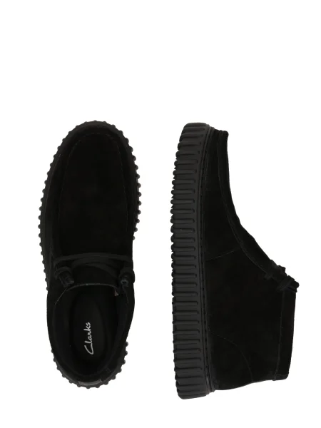 CLARKS Botine Chukka negru