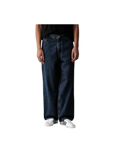 Szerokie jeansy Levi's niebieskie