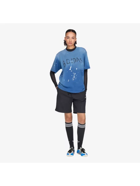 Adidas Originals Tričko modrá černá bílá