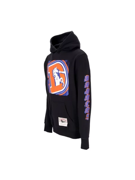 Bluza z kapturem Mitchell & Ness czarna