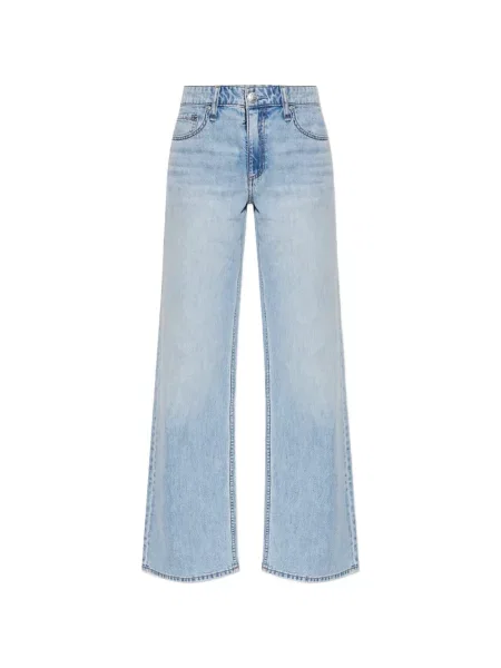 Blugi drepți Rag & Bone albastru