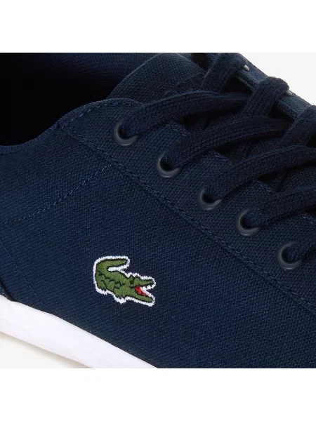 Lacoste Sneakersy Lerond Z Płótna granatowy