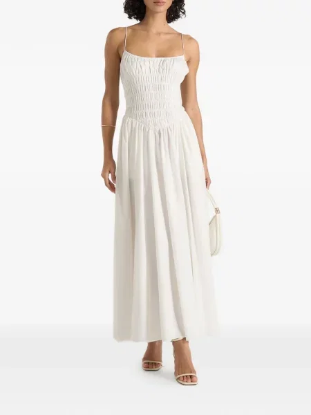 Rochie maxi Manière De Voir alb