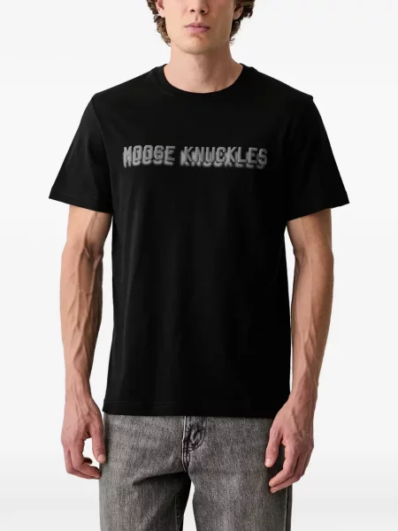 Tricou Moose Knuckles cu imagine negru