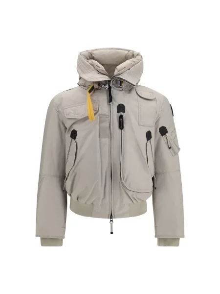 Kurtka bomber Parajumpers z kapturem szary