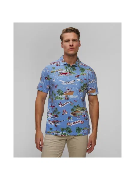 Polo Din In Pentru Bărbați Polo Ralph Lauren albastru