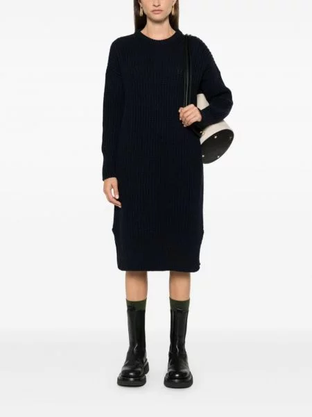 Kašmyro midi suknelė Incentive! Cashmere mėlyna