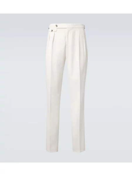 Pantaloni Brunello Cucinelli alb