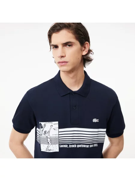 Lacoste Koszulka Polo granatowa