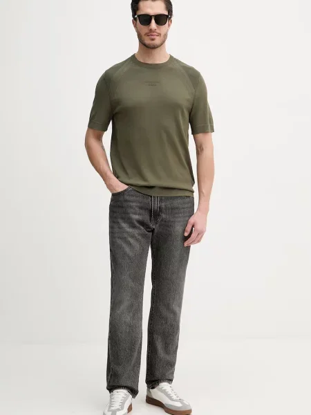 Футболка Boss Green зеленая