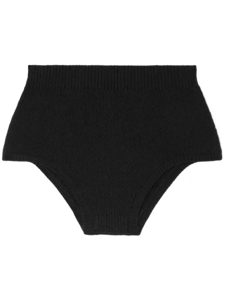 Pantaloni scurți Alanui tricotate negru