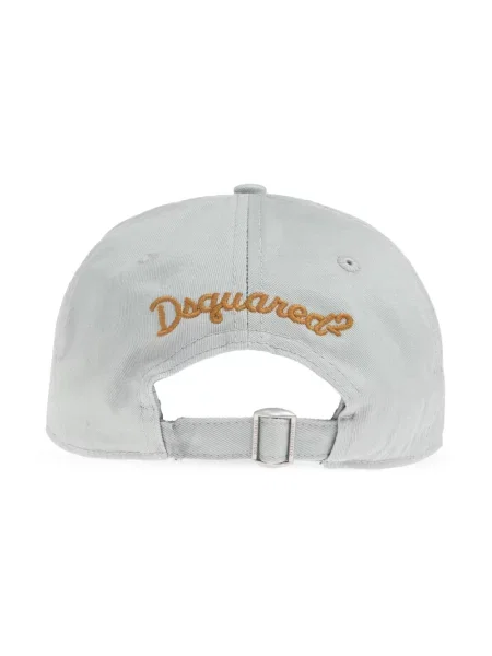 Czapka z daszkiem Dsquared2 szara
